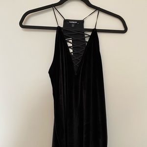 Brand new Express velvet tank top